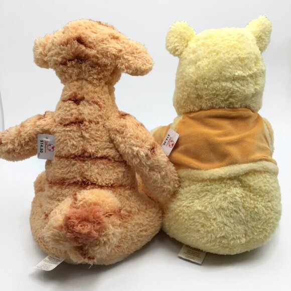 Disney Store Exclusive Winnie the Pooh & Tigger Cozy Plush Authentic w/ Tags - Picture 5 of 12
